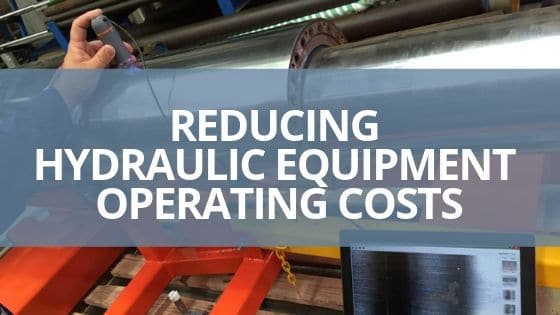 Reducing hydraulic equipment operating costs